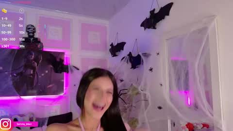 Snapshot of sammyblaer chatting on 10.24.25 Samantha online show from 10.24.25