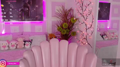 Snapshot of sammyblaer chatting on 11.22.25 Samantha online show from 11.22.25