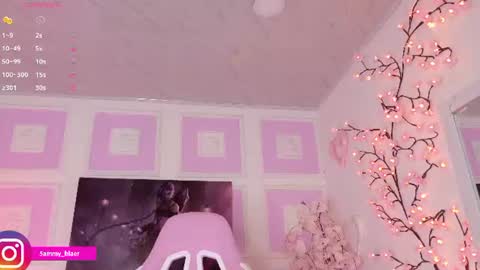 Snapshot of sammyblaer chatting on 06.19.26 Samantha online show from 06.19.26