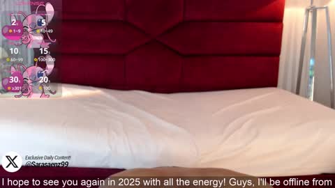 Sara online show from 12.31.24