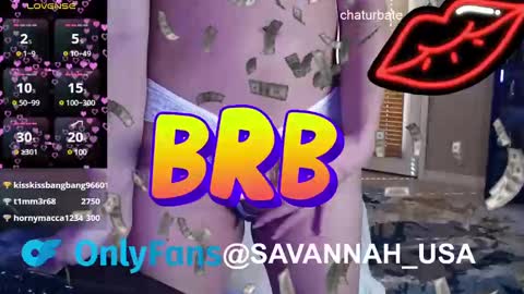 Snapshot of savannah_ts chatting on 01.29.25 Onlyfans Savannah usa online show from 01.29.25