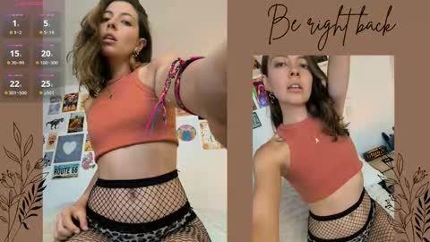 Aria Independent model online show from 02.25.26