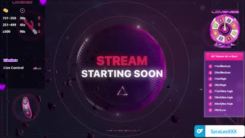 SeraLeeXXX online show from 11.24.25