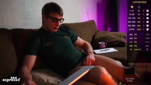 Snapshot of sexespresso chatting on 01.31.25 Thank you for Birthday Wishes online show from 01.31.25