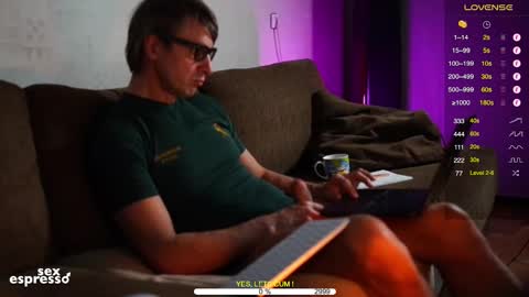 Snapshot of sexespresso chatting on 09.19.25 Thank you for Birthday Wishes online show from 09.19.25