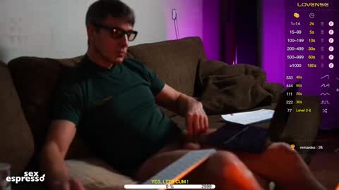 Snapshot of sexespresso chatting on 11.07.25 Thank you for Birthday Wishes online show from 11.07.25