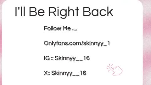 Skinnyy   online show from 05.29.26