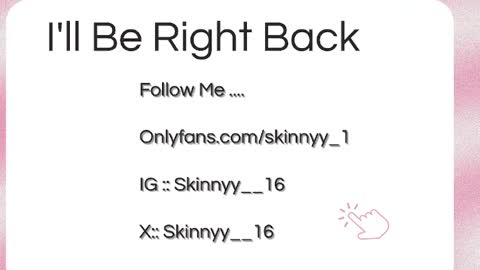 Skinnyy   online show from 06.04.26