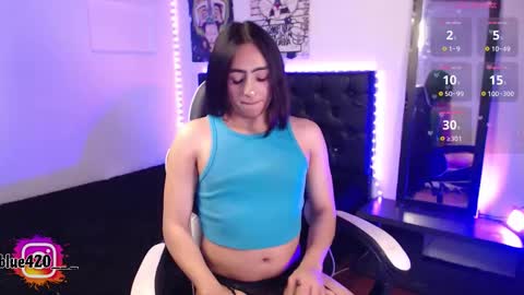 Snapshot of skyler__blue4 chatting on 10.17.25 blue online show from 10.17.25