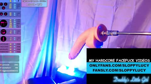 Snapshot of sloppylucy chatting on 01.21.25 SloppyLucy online show from 01.21.25