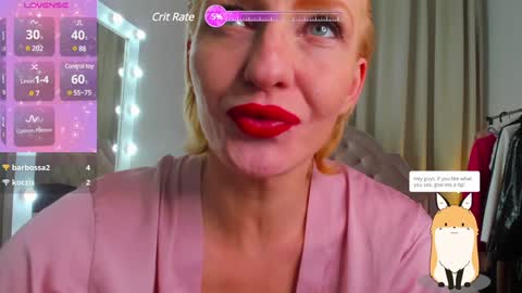 Snapshot of squirtymom chatting on 01.25.25 Alisa online show from 01.25.25