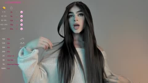 Snapshot of sweetest_bella chatting on 02.03.25 Bella online show from 02.03.25