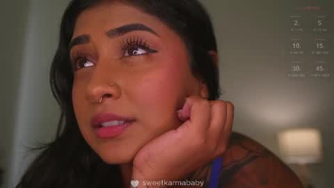 Snapshot of sweetkarmababy chatting on 06.25.26 Karma Sutra sweetkarmababy online show from 06.25.26
