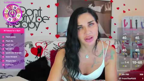 Snapshot of tara_bloss chatting on 02.14.25 Tara online show from 02.14.25