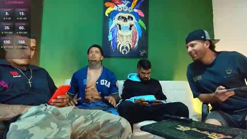 Snapshot of the_golden_boys chatting on 10.28.25 SCOTT THEO KAMERON GENDERSON online show from 10.28.25