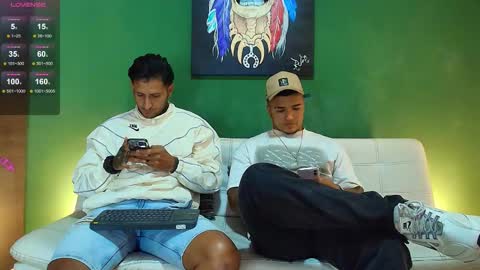 Snapshot of the_golden_boys chatting on 11.14.25 SCOTT THEO KAMERON GENDERSON online show from 11.14.25