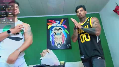 Snapshot of the_golden_boys chatting on 12.05.25 SCOTT THEO KAMERON GENDERSON online show from 12.05.25