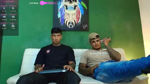 Snapshot of the_golden_boys chatting on 01.09.26 SCOTT THEO KAMERON GENDERSON online show from 01.09.26