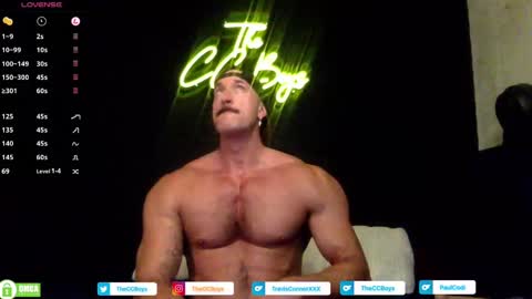 Snapshot of theccboysxxx chatting on 10.11.25 The CC Boys Travis Connor Paul Codi online show from 10.11.25