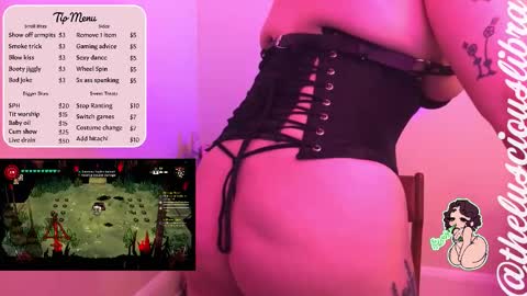 Snapshot of thelusciouslibra chatting on 10.27.25 thelusciouslibra online show from 10.27.25