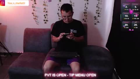 Tina N Charlie online show from 04.10.26