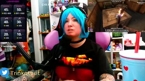 Snapshot of trinitykatze chatting on 03.20.26 Trin Kat pet online show from 03.20.26