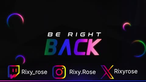 RixyRose online show from 11.11.25