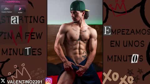 Snapshot of valentino2201 chatting on 12.02.25 valentino online show from 12.02.25