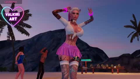 Snapshot of valkiriart chatting on 01.26.25 valkiriart online show from 01.26.25