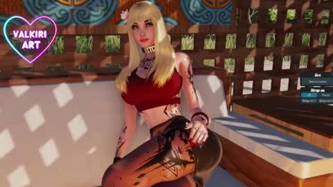 Snapshot of valkiriart chatting on 01.30.25 valkiriart online show from 01.30.25