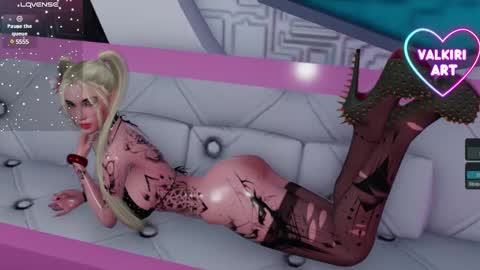 Snapshot of valkiriart chatting on 02.02.25 valkiriart online show from 02.02.25