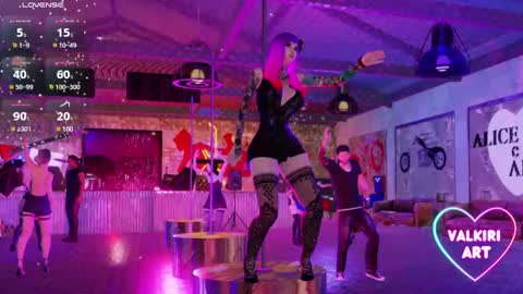 Snapshot of valkiriart chatting on 02.16.25 valkiriart online show from 02.16.25