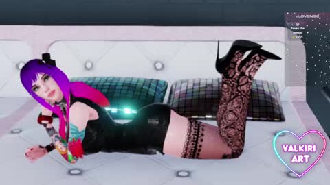 Snapshot of valkiriart chatting on 02.17.25 valkiriart online show from 02.17.25