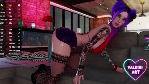 Snapshot of valkiriart chatting on 02.20.25 valkiriart online show from 02.20.25