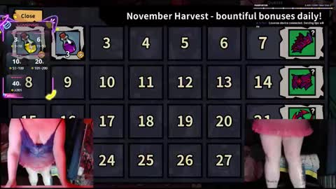 VelvetineSiren online show from 11.29.25