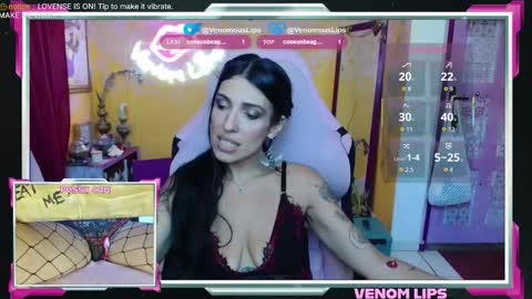 Snapshot of venomouslips chatting on 02.19.26 VenomLips online show from 02.19.26