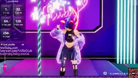 Snapshot of vexruby chatting on 02.15.26 Vex Ruby online show from 02.15.26