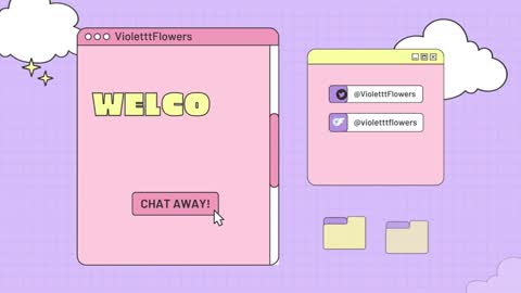 Violet Flowers online show from 01.11.25