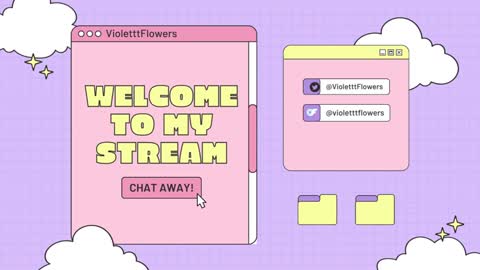 Violet Flowers online show from 02.03.25