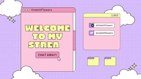 Violet Flowers online show from 09.14.25