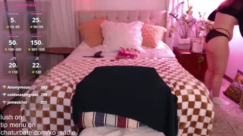 Snapshot of xo_sadie chatting on 01.31.25 Xo Sadie online show from 01.31.25