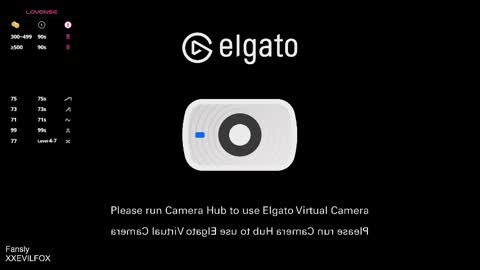 Snapshot of xxevilfox chatting on 11.24.25 Fox online show from 11.24.25