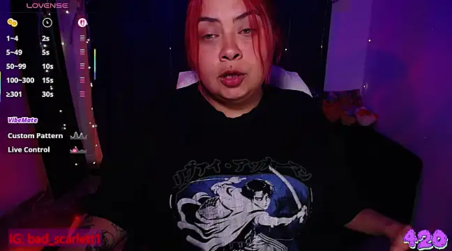 bad scarlett1 online show from 03.21.25