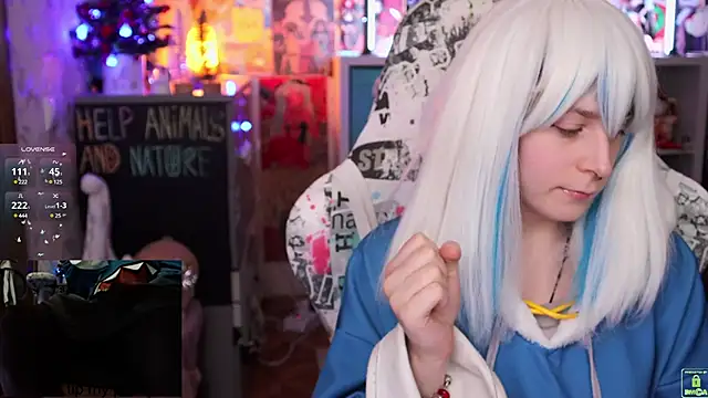 ShiroiFubuki online show from 01.16.25