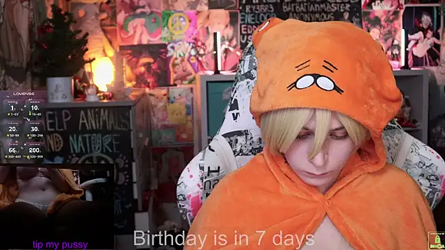 ShiroiFubuki online show from 02.13.25