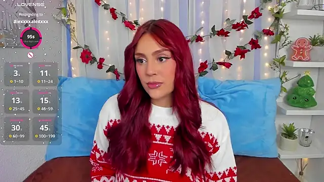 Snapshot of HazzelGray chatting on 12.24.24 HazzelGray online show from 12.24.24