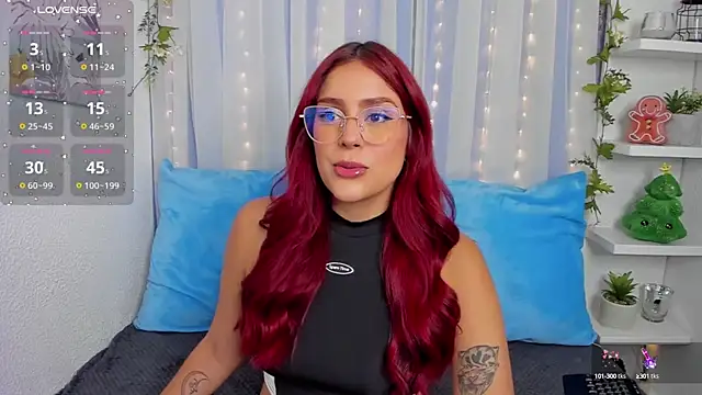 Snapshot of HazzelGray chatting on 01.26.25 HazzelGray online show from 01.26.25