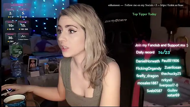Lisaonthemoon online show from 07.15.26
