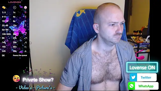 RealManHaveHairy online show from 04.17.26