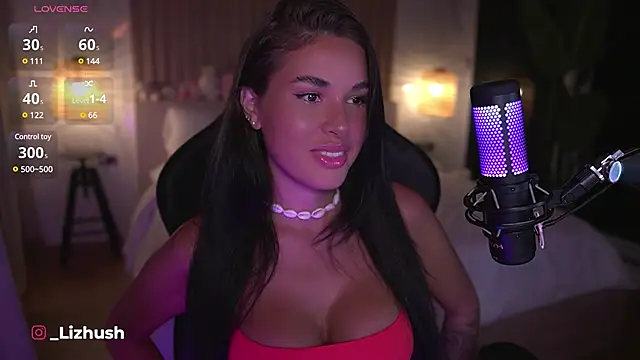 Snapshot of Lizhush_ chatting on 01.06.25 Lizhush online show from 01.06.25